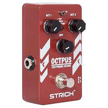 Amazon.com: STRICH Polyphonic Octave Guitar Pedal, Digital 3